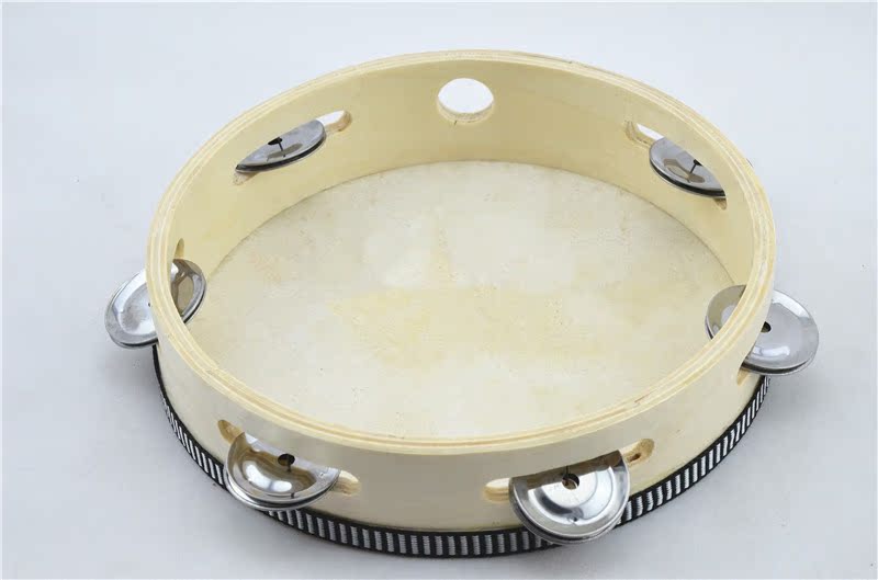 Orff bộ gõ đồ chơi 6 inch 8 inch 10 inch giả da cừu tambourine trống gỗ tambourine - Đồ chơi nhạc cụ cho trẻ em đàn ghita cho bé