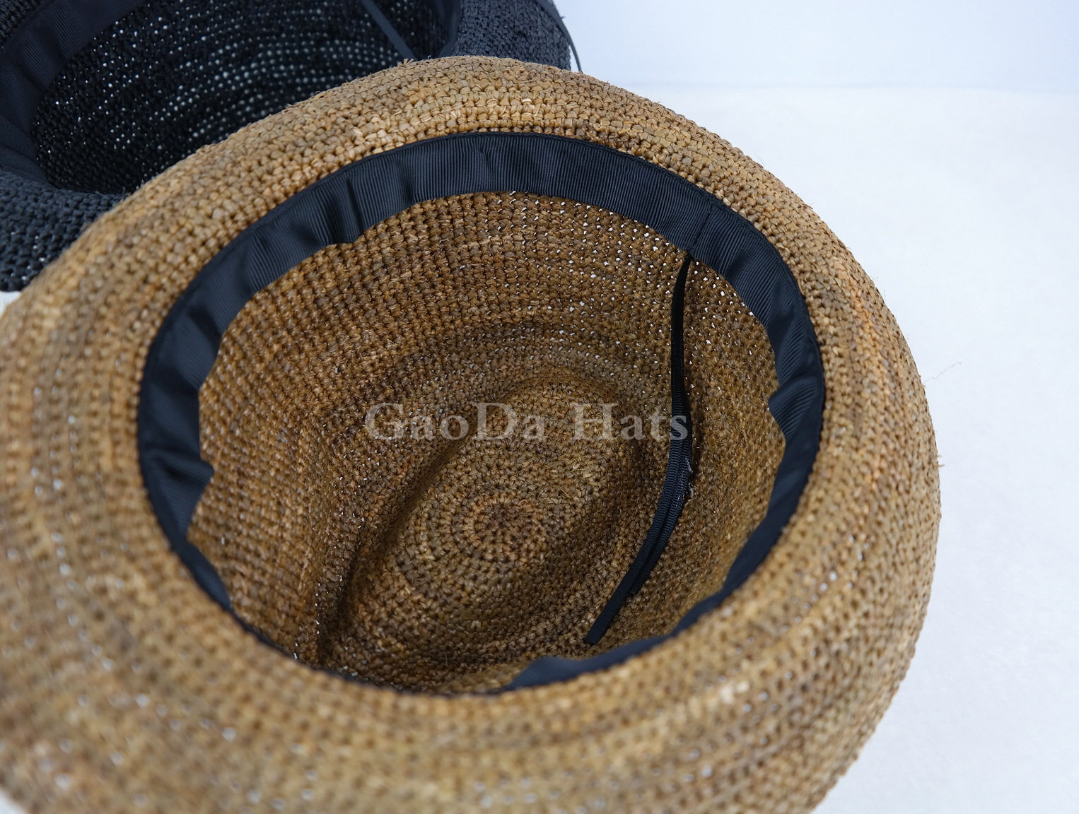 Рафик Трава небольшой церемонии кепка солнцезащитный крем исключительно вручную ткать мужской мисс соломенная шляпа солома сэр кепка любители кепка      