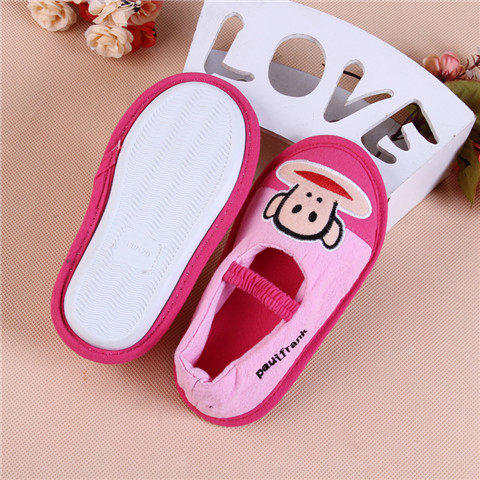 Pantoufles enfants en suède pour hiver - semelle caoutchouc - Ref 1005765 Image 33