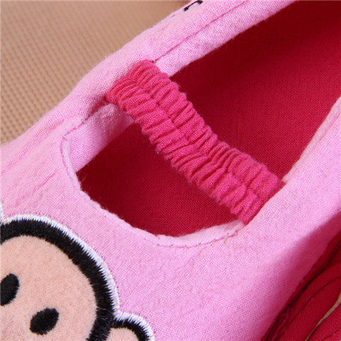 Pantoufles enfants en suède pour hiver - semelle caoutchouc - Ref 1005765 Image 36