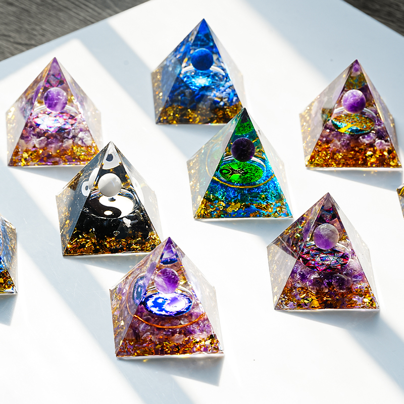 5-6cm水钻碎石金字塔：桌面美学的新宠