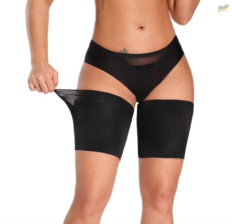 Inner Thigh Anti-Friction Socks for Women, Summer Non-Slip Tattoo Cover Thigh Sleeves, Anti-Chafing Leg Patches for Plus-Size Individuals