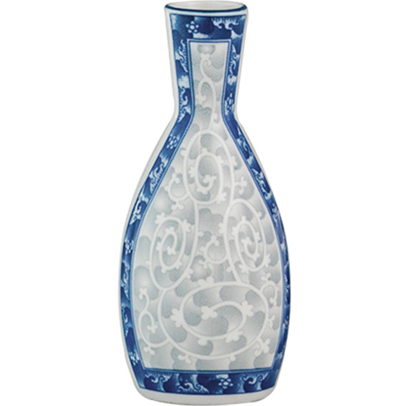 Meinung'm under the glaze color Chesapeake porcelain wind household classic blue and white porcelain imitation Ming and the qing ceramic bottle flower arranging flower bottle vessels