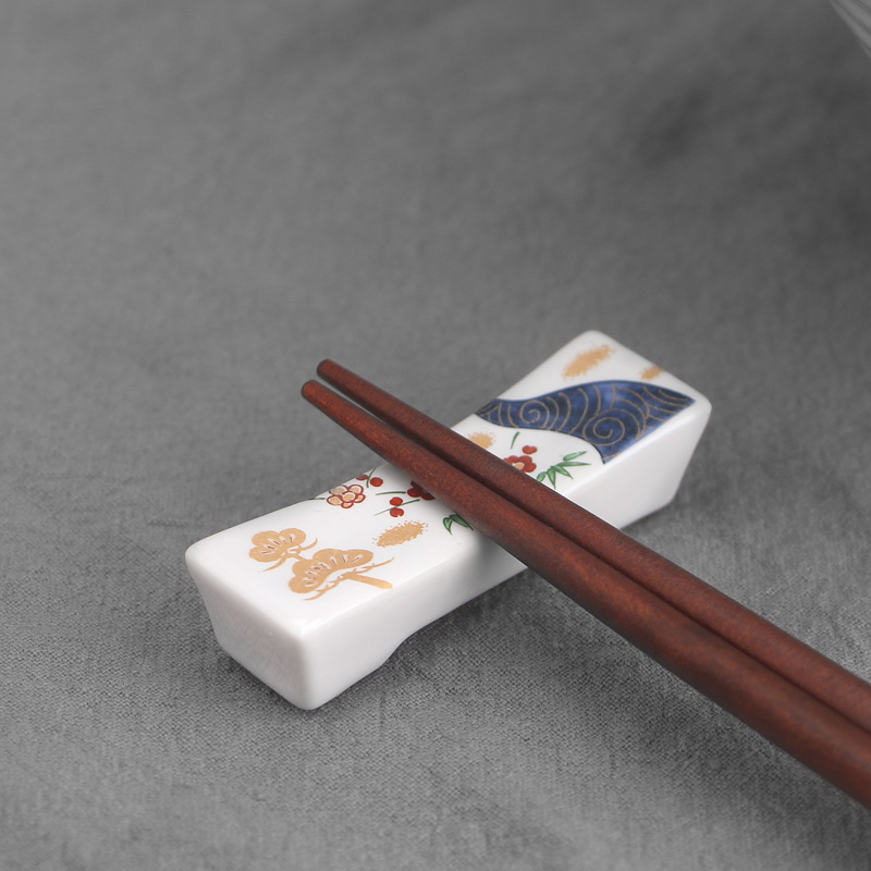 Meinung burn Japanese and wind frame supporting the import ceramic chopsticks chopsticks pillow of Japanese ceramics tableware gifts gifts