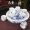 Ưu đãi đặc biệt bộ trà Jingdezhen đầy đủ bộ ấm trà bằng gốm sứ sứ màu xanh và trắng Khay trà hai lớp - Trà sứ