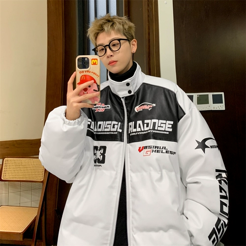 Полиуретановая универсальная куртка для школьников, в американском стиле, подходит для студента, оверсайз