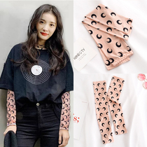 Ice silk sunscreen sleeve cover womens summer work thin sunshade driving ice sleeve 2021 net red envelope finger hand sleeve arm guard