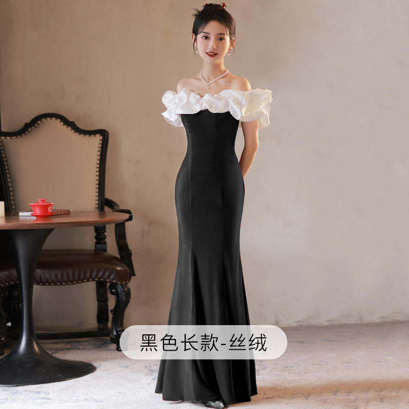  M+Black-velvet long   - $1.57 