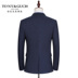 Suit nam phù hợp với chú rể Trang phục kết hôn nam phiên bản Hàn Quốc của kinh doanh tự tu trang phục sọc nam phù hợp với mùa thu - Suit phù hợp đồ nam đẹp 2021 Suit phù hợp