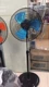 Kim cương thương hiệu quạt điện mạnh 10 inch 12 inch 16 inch 18 inch gió lớn kinh doanh công nghiệp mini nhôm lá đứng - Quạt điện