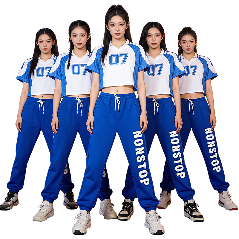 女团演出服韩舞服装爵士舞蹈服装kpop打歌服成人嘻哈跳舞服练功服