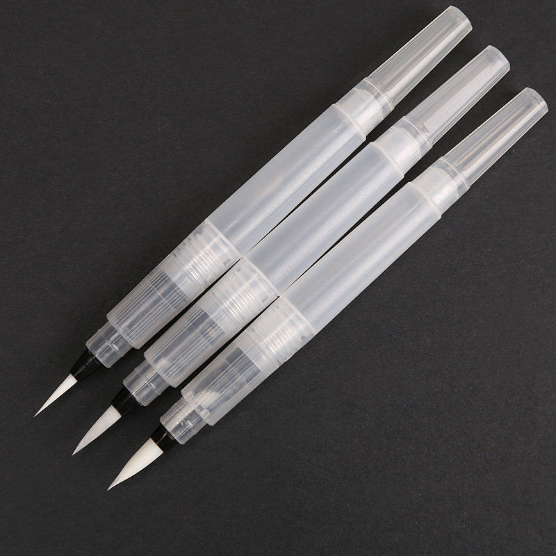 Japan Sakura fountain pen irrigation brush soft pen Solid watercolor water-soluble color pencil Use water-based pen