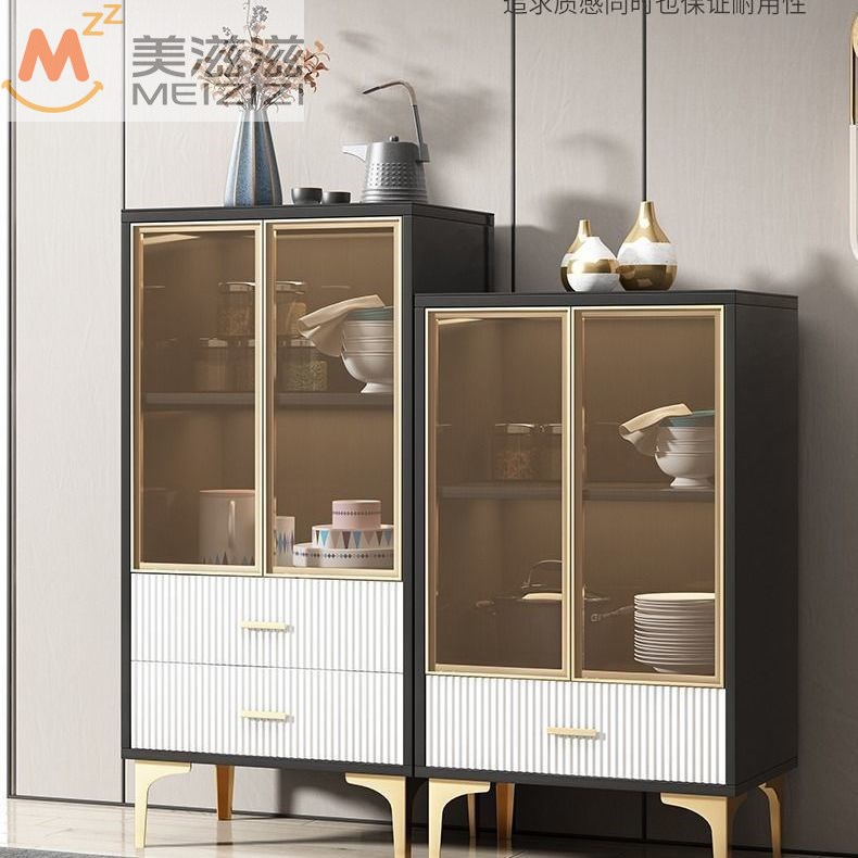 Dining Cabinet Modern Minimalist Dining Room Cabinet Close To Wall Nordic Light Lavish Living Room Cabinet Multifunction Tea Water Cabinet Locker
