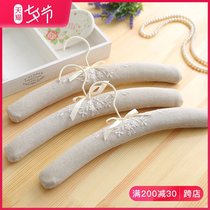 Cloth hanger Household bedroom wedding hanger Sponge clothing support clothing store non-slip non-marking clothes support hanger