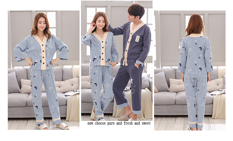 Pyjama mixte en Coton à manches longues - Ref 2988464 Image 8