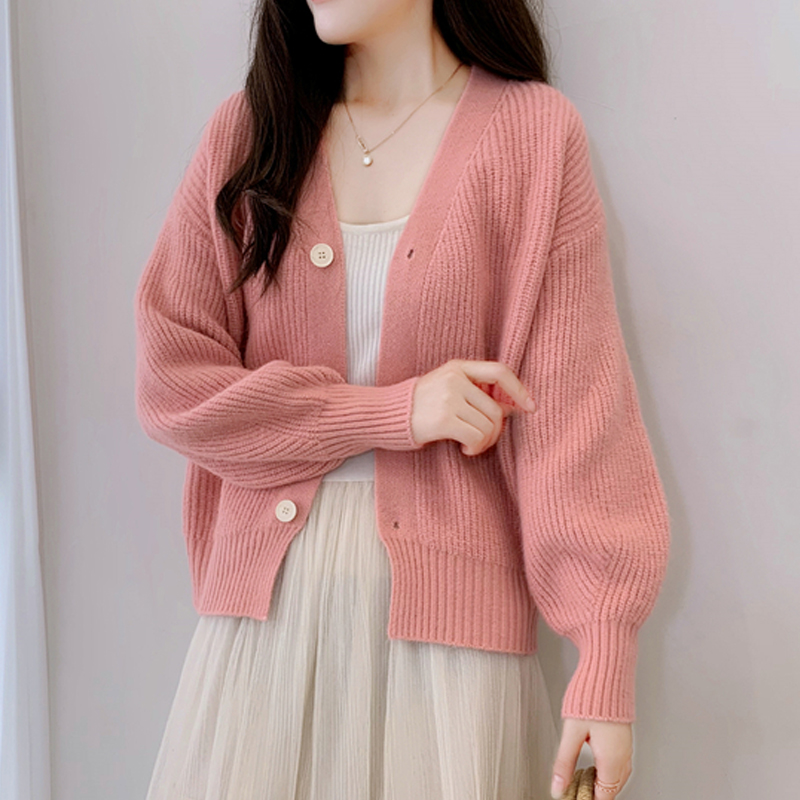Pinkearly autumn ma'am sweater Spring and Autumn knitting Cardigan have cash less than that is registered in the accounts loose coat 2021 new pattern this year popular Of jacket thin