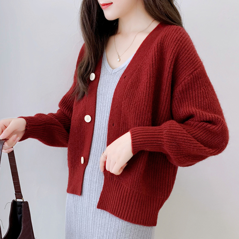 Claretearly autumn ma'am sweater Spring and Autumn knitting Cardigan have cash less than that is registered in the accounts loose coat 2021 new pattern this year popular Of jacket thin