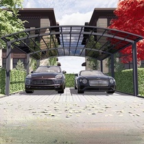 Aluminum alloy carport parking shed home villa courtyard car awning square outdoor bicycle electric car rainproof
