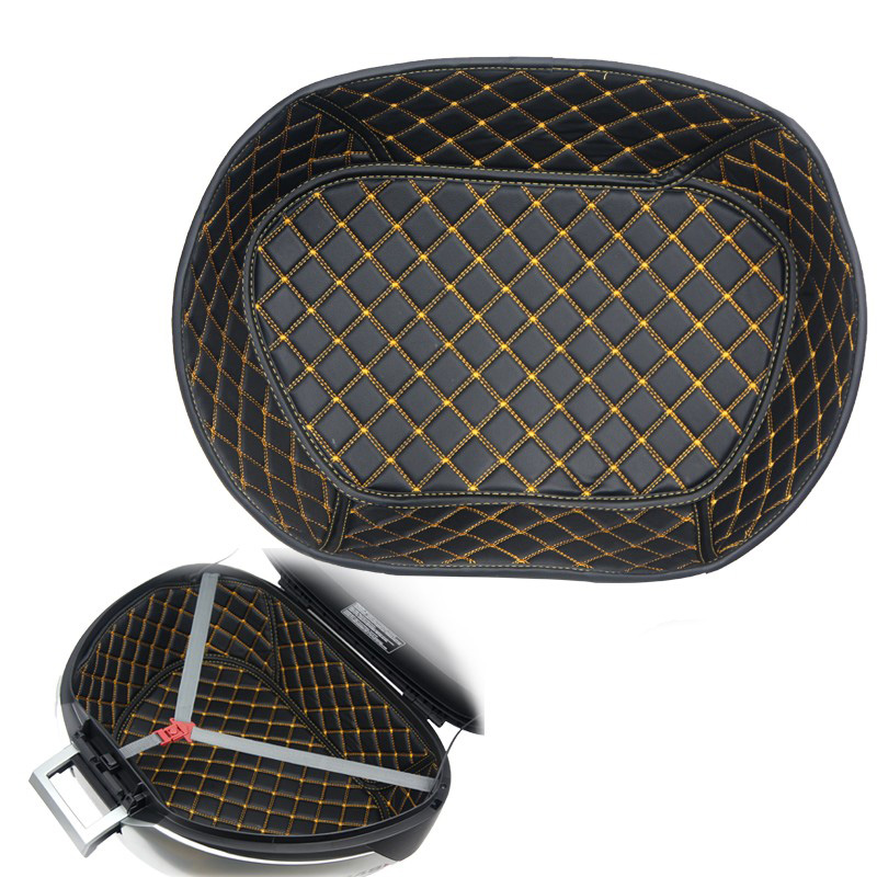 Xia De Shad Tail Mat Motorcycle Tail Box Trunk Mat Hộp đuôi cao cấp Da Mat 48 45 26-59x thùng đựng đồ xe máy exciter 150