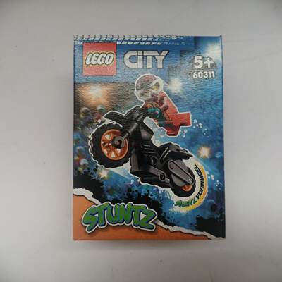 LEGO 60311CITY City Series Fire Chief Stunt Motorcycle Children's Educational Building Blocks