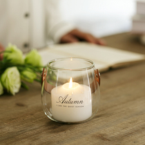 BOBAO Creative mention basket transparent glass vases modern minimalist hydroponic flower arrangements Living room Book room Decorative Pendulum