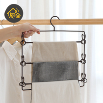 Fengquan double-sided multi-layer pants rack pants clip pants clip hanger wardrobe storage rack home hanging pants pants