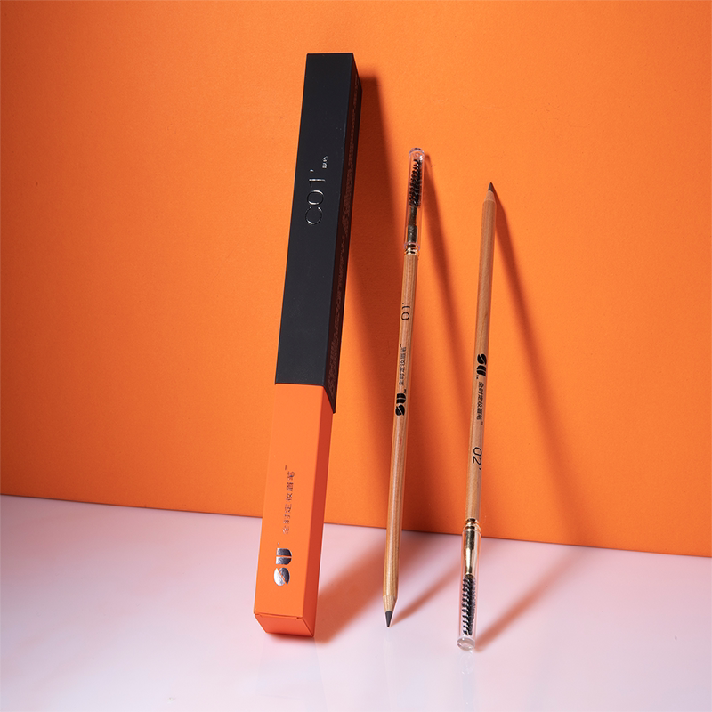 The Estrian Eyebrow waterproof and styled stylus design eyebrow-shaped special double head positioning with brush head pen