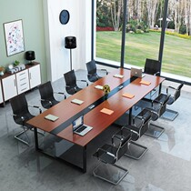 Kunming Conference Table Long Table Minimalist Modern Simple Rectangular Desk Furniture Training Table Meeting Table And Chairs Combination
