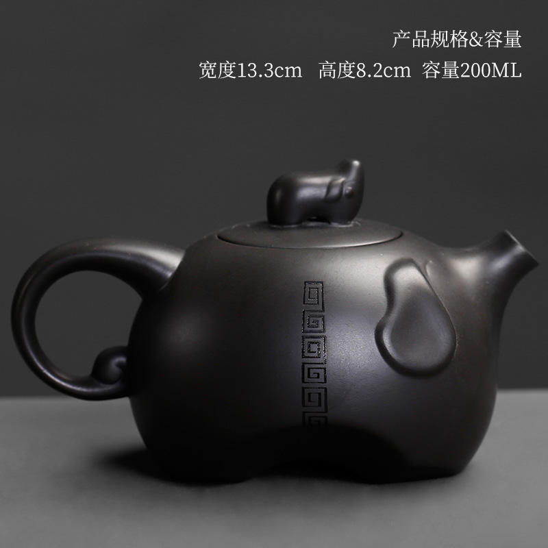 Violet arenaceous hand grasp pot of ceramic tea set manually from the antique household high - capacity purple clay single teapot