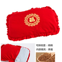 Newborn Sizing Pillow Baby Pure Cotton Breathable Buckwheat Pillow 0-1 Year Old Men And Women Universal Can Be Removed