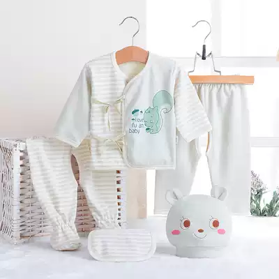 Neonatal underwear set cotton boneless 0-3 months baby autumn pants baby monk clothing 5 sets spring and autumn