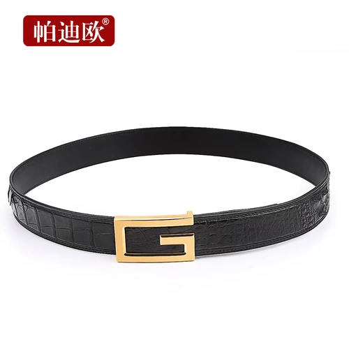 Мужской ремень, штаны, крокодил, из натуральной кожи, 2020