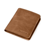 帕迪欧 Мужской короткий бумажник, кожаный кошелек, ретро картхолдер, из натуральной кожи