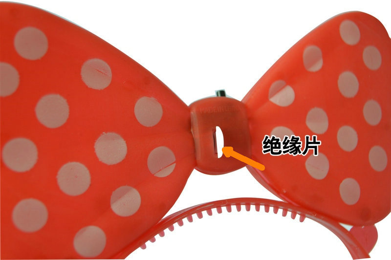 Glowing nơ nhấp nháy headband headband với kẹp tóc nhấp nháy mũ nón buổi hòa nhạc cung cấp đồ chơi trẻ em - Sản phẩm Đảng / Magic / Hiệu suất trang phục hóa trang halloween