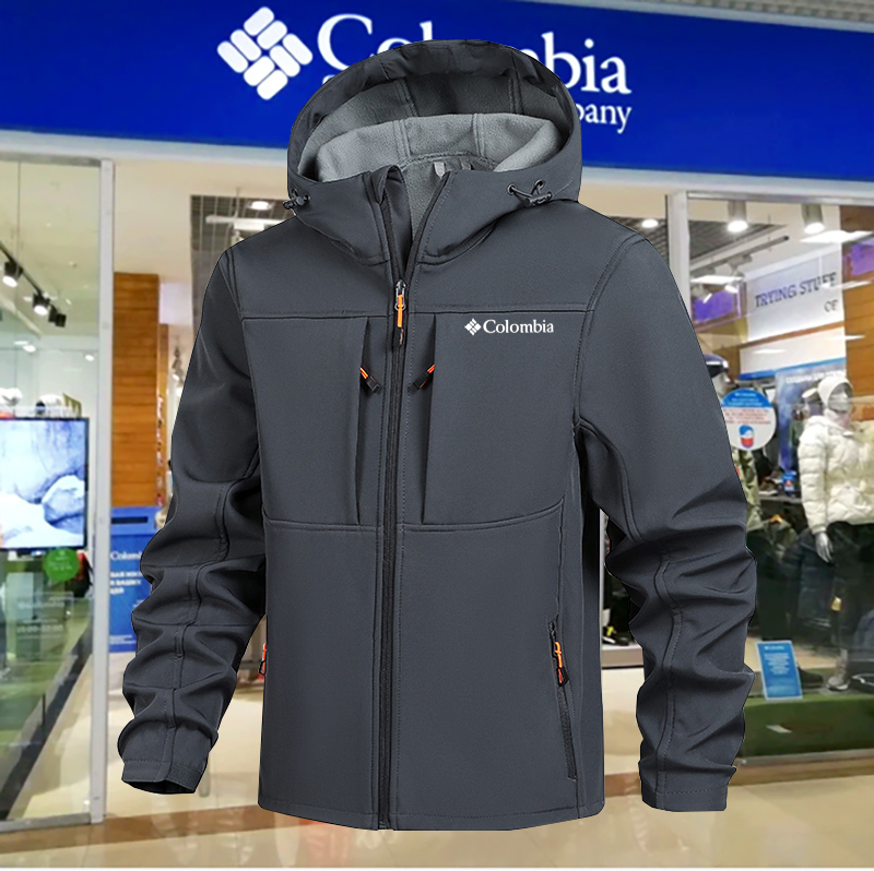 Columbia Discount Men's Jacket for Autumn and Winter, Breathable, Warm, Casual, Hooded, Windproof, Waterproof, Fleece Jacket Columbia Discount Men's Jacket for Autumn and Winter, Breathable, Warm, Casual, Hooded, Windproof, Waterproof, Fleece Jacket