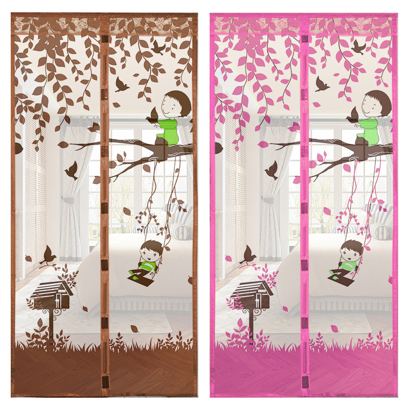 Magnetic Mosquito Net Door Curtain, Kitchen Partition Curtain, Magnetic Soft Screen Door, Summer Household Bedroom Screen Door