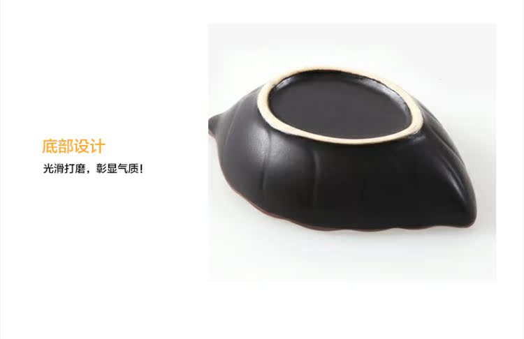 Rain Dew Leaf Ceramic Sauce Dish Sauce Dish Sauce Dish Sauce Dish Dish small Dish ice ice cracked khay gỗ đựng đồ ăn