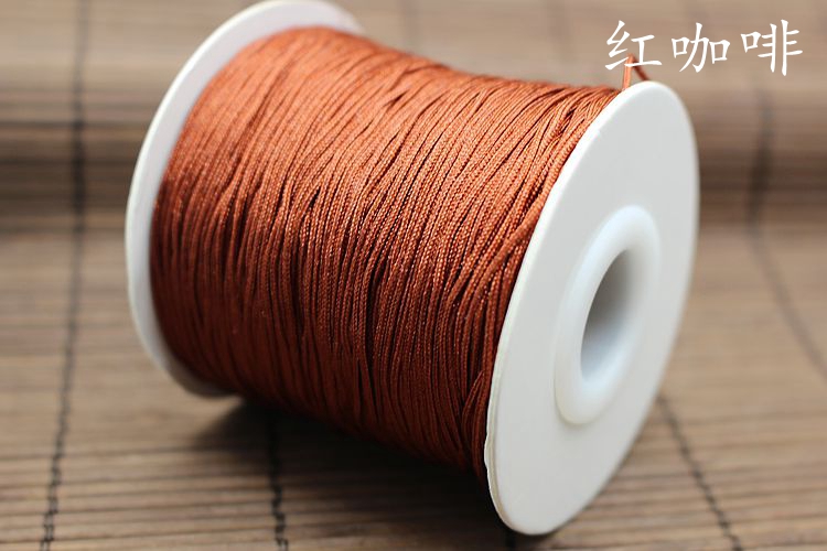 Khuyến mãi Đài Loan dòng 72 ngọc bích Trung Quốc dây thắt nút Phụ kiện DIY dệt vòng tay vòng chân vòng cổ dây đỏ - Vòng chân lắc chân nữ pnj
