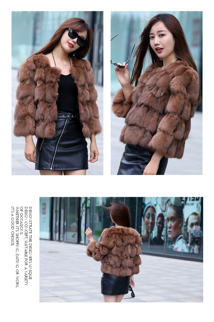 Manteau de fourrure femme      - Ref 3172000 Image 20