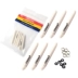 CUESOUL chính hãng 2BA nylon phi tiêu que 35mm đen trắng đuôi que 6 / bộ - Darts / Table football / Giải trí trong nhà bộ 6 phi tiêu Darts / Table football / Giải trí trong nhà