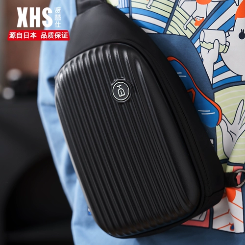 贤慧仕 Поясная сумка, универсальный мобильный телефон, водонепроницаемая сумка через плечо на одно плечо, для бега