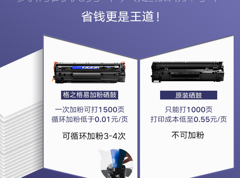 格格格 hp hộp mực HP 88a m1136 1007 1108 m126a 388a dễ dàng thêm bột CC388A - Hộp mực