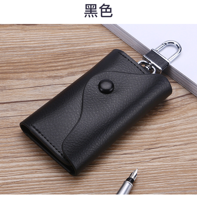 Của nam giới da túi chìa khóa của phụ nữ đơn giản túi nhỏ mini công suất lớn nhà đa chức năng thời trang khóa gói chính ví nữ đẹp 
