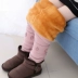 Quần áo trẻ em cô gái cộng với quần legging nhung dày Mùa đông quần ấm cho trẻ em mặc quần cotton trẻ em quần nỉ bé gái Quần
