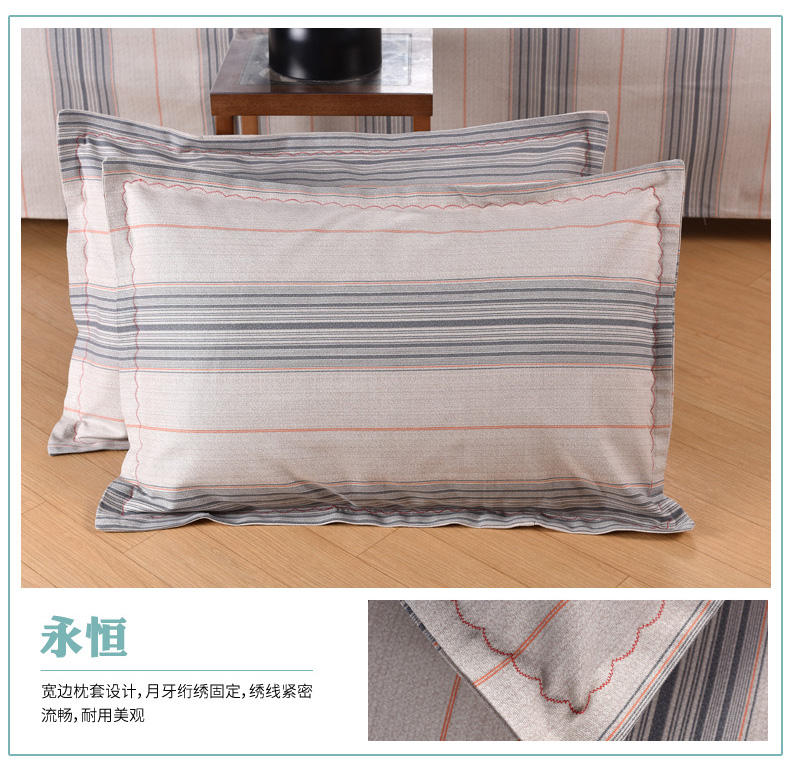 Vườn ấm cotton cũ vải thô vỏ gối dày 48 74 phong bì vỏ gối cặp - Gối trường hợp gối cao su non cho bé