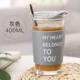 Cốc nhựa sinh viên Pear Cup phiên bản Hàn Quốc sáng tạo của chiếc cốc cầm tay nữ xu hướng cà phê rạn san hô cá tính - Tách chai đựng nước thủy tinh