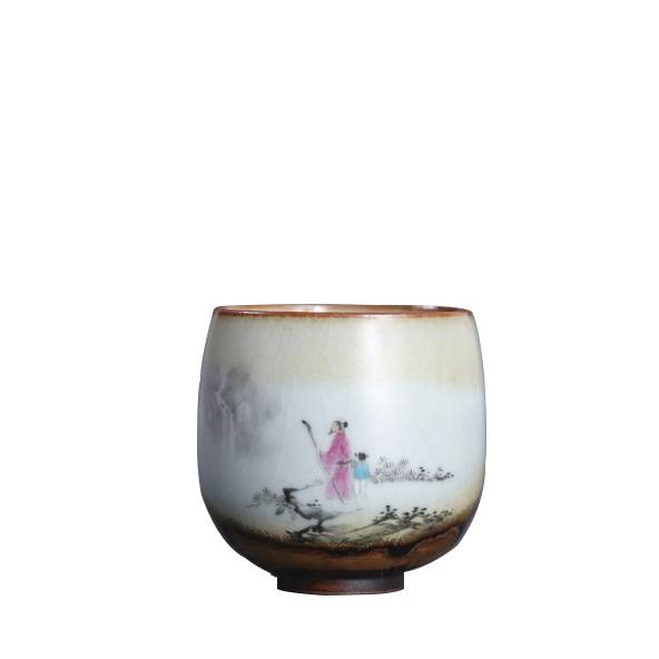 The Concept of new Chinese style your up hand - made outraged zen ceramic sample tea cup tea masters cup home, kung fu tea cups