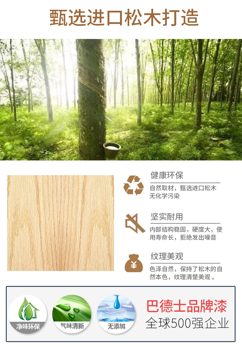 Twin giường hiện đại giường nhỏ gọn Scandinavian đồ nội thất phòng ngủ 1,5 m 1,8 m gỗ giường nền kinh tế đúp - Giường giường cưới đẹp