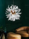 French-Style Light Luxury Round Glass Chandelier, High-End Artistic Dandelion Designer Villa American-Style Living Room Dining Room Chandelier