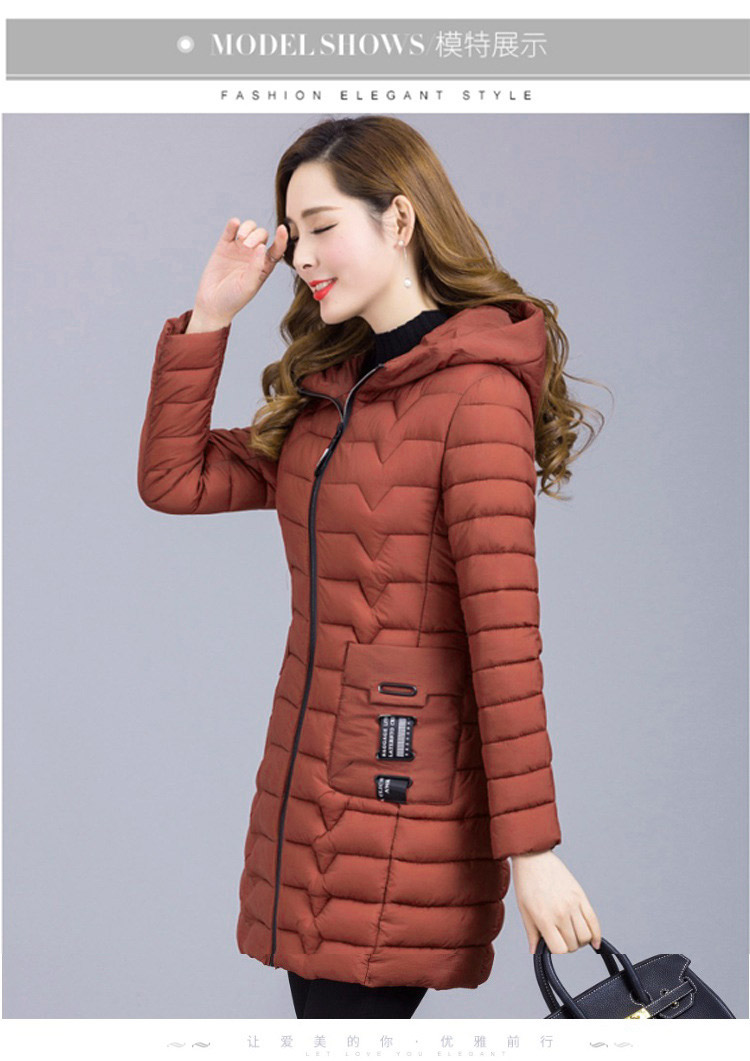 Áo chống mưa 2018 dành cho nữ dài mùa đông phiên bản mới của Hàn Quốc tự diện áo khoác cotton cỡ lớn nhẹ xuống áo khoác cotton áo phao đôi nam nữ